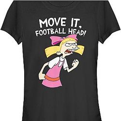 Ladies Move It Football Head Hey Arnold Shirt Official Merch 90S3003