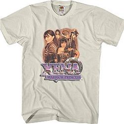 Collage Xena Warrior Princess T-Shirt Official Merch 90S3003