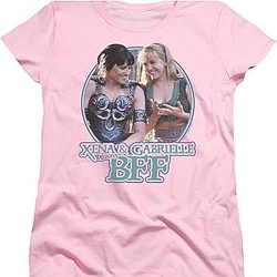 Womens Always BFF Xena Shirt Official Merch 90S3003