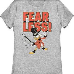Womens Scrooge McDuck Fearless DuckTales Shirt Official Merch 90S3003