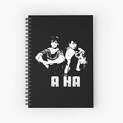 A Ha A-ha Pop Band Designs ,A-ha Art   Spiral Notebook
