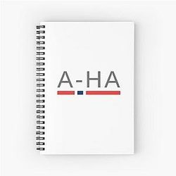 a-ha Spiral Notebook