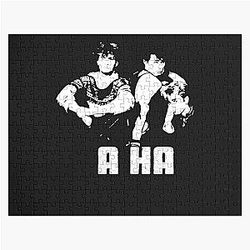A ha a ha pop band designs ,a ha art Jigsaw Puzzle