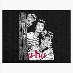 a-ha band 80s retro  Jigsaw Puzzle