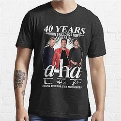 A-Ha 40 Years 1982 2022 Signatures Thank You For The Memories Shirt Classic T-Shirt Essential T-Shirt