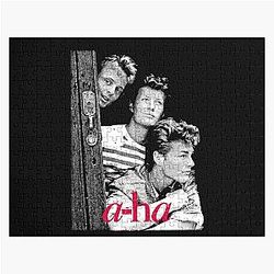 a-ha band 80s retro Jigsaw Puzzle