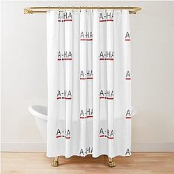 a-ha Shower Curtain