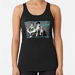 A-ha - Retro   Racerback Tank Top