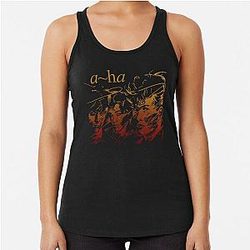 The Timeline A Ha Band Langarm   Racerback Tank Top