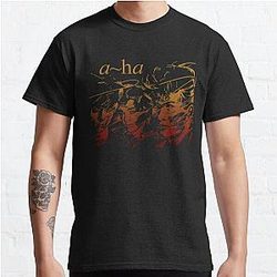 The Timeline A Ha Band Langarm   Classic T-Shirt