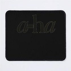 a-ha Essential T-Shirt Mouse Pad