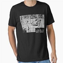 Aha band 80s retro distressed vintage classic T-shirt