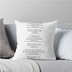 Aha Take on Me Throw Pillow
