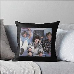 A Ha Sticker Throw Pillow