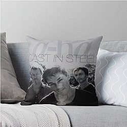 Aha Cast in Steel album 2015 Throw Pillow