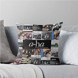 Aha Greatest Hits Japanese Singles Collection Throw Pillow