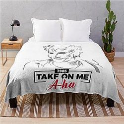 Morten Harket Take On Me A-ha Throw Blanket