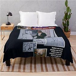 a-ha Take On Me Throw Blanket