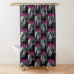 A Ha Classic T Shirt Shower Curtain