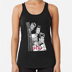 a h a 80s Racerback Tank Top