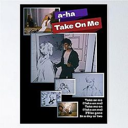 A Ha - Take On Me Poster