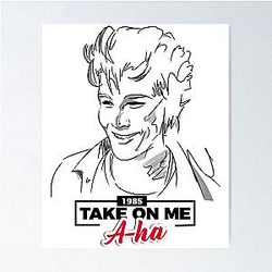 Morten Harket in Poster with a-ha