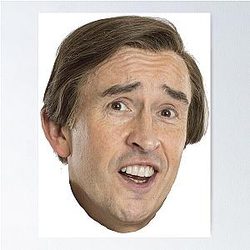 Alan Partridge A-HA Poster