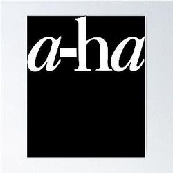 Aha band Poster