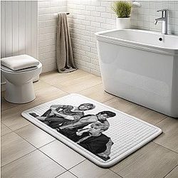 A Ha LA 0801 - Famous for the iconic hit Take On Me A Ha Bath Mats