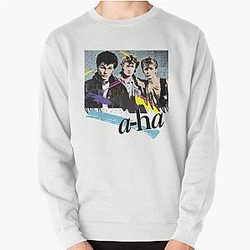 Original Vintage Styled 80s a-ha Design Pullover Sweatshirt