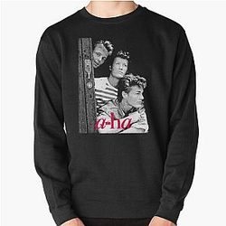 Aha 80s Retro Pullover Sweatshirt