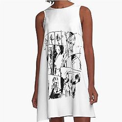 Aha Classic 80s Music Video Take On Me A-Line Dress