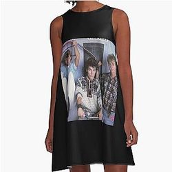 A Ha Sticker A Line Dress