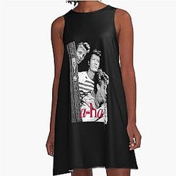 Aha band 80s A Line Dress