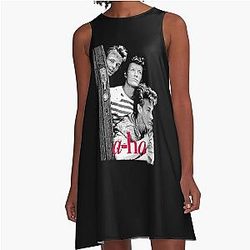 Aha band 80s retro dress