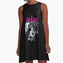 a ha Classic T-Shirt A Line Dress