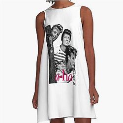 A Ha Band Top Edition 01 A Line Dress