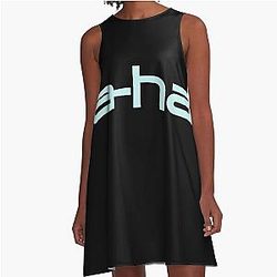 Aha Norwegian synth pop band A-line dress