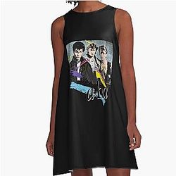 Original Vintage 80s A-Ha Design A-Line Dress