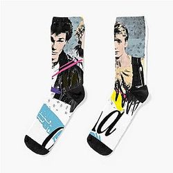 Original Vintage 80s A-Ha Design Socks