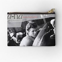 Aha - Hunting High and Low 1985 Zipper Pouch