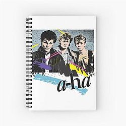 Vintage 80s A-Ha Design Notebook