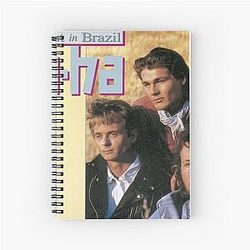 Aha Best in Brazil album 1989 Notebook