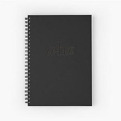 a-ha Essential Spiral Notebook