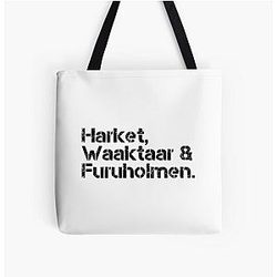 a-ha line-up All Over Print Tote Bag