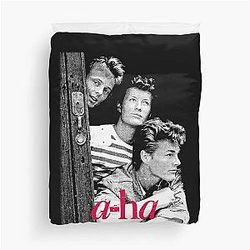 a ha 80s retro duvet cover