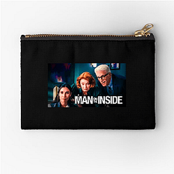 A Man On The Inside Merchandise For Fans A Man On The Inside Zipper Pouches