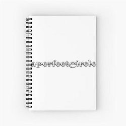 Appealing A Perfect Circle Design  Spiral Notebook