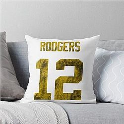 Aaron Rodgers Throw Pillow