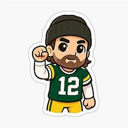 AARON RODGERS PACKERS NFL STICKER